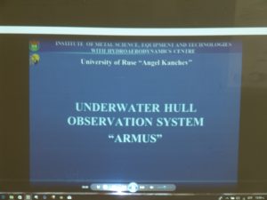 Underwater hull observation system "Armus"